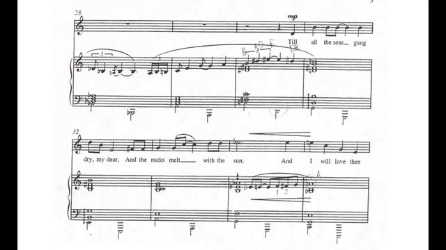 A red, red rose (Peter Dickinson) - Piano Accompaniment - Original Key смотреть онлайн