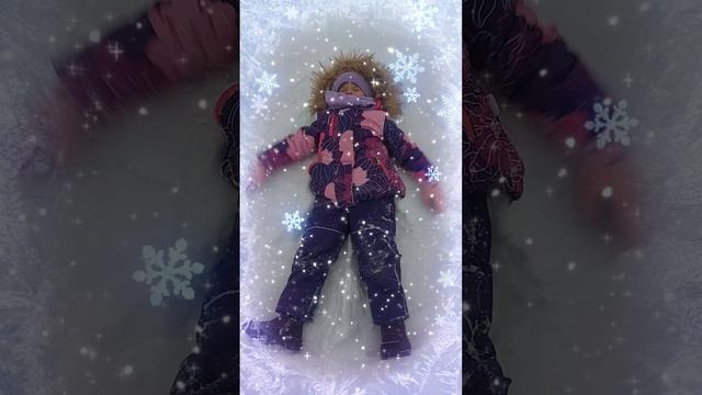 ❄️СНЕЖНЫЙ АНГЕЛ НА СНЕГУ 😁 смотреть онлайн