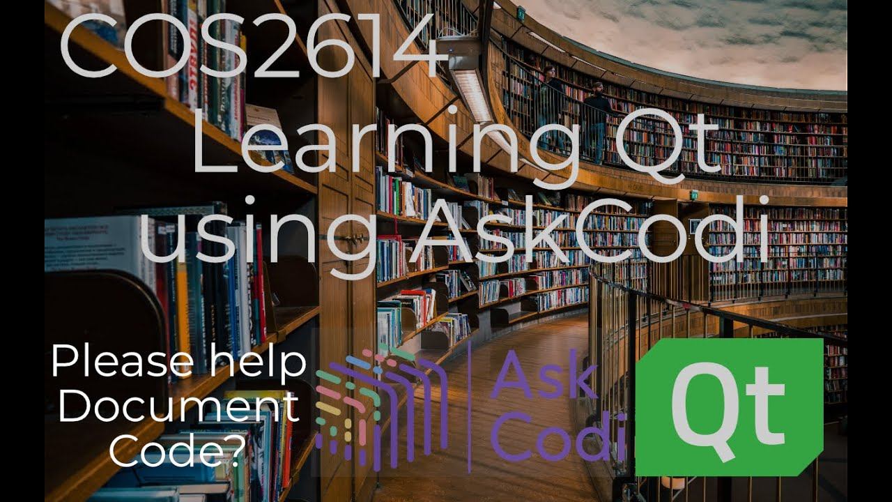 COS2614 - Learn Qt through AskCodi смотреть онлайн
