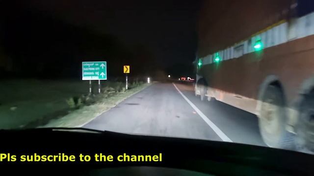 Genome 55W HID Output on Highway Drive| RAW Footage Highway Drive смотреть онлайн