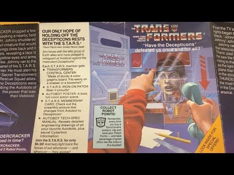 Transformers vintage Generation one 1985 mail away leaflet. G1 toy catalog STARS omnibots paperwork смотреть онлайн
