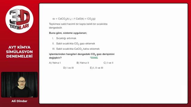 AYT Kimya Simülasyon Denemeleri Deneme 18 Soru Çözümleri смотреть онлайн