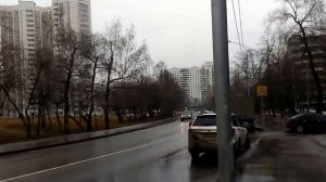 Москва 2181 Загорьевская улица весна день