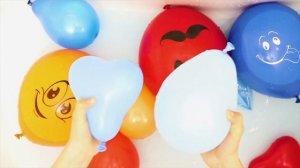 Изучаем цвета Лопаем шарики с водой