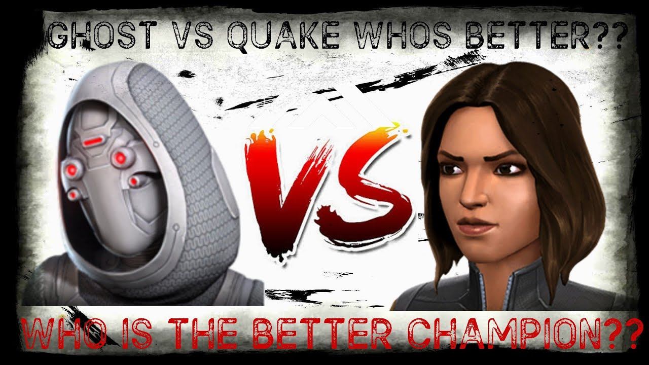 GHOST VS QUAKE! WHO IS THE BETTER CHAMPION? (MCOC) смотреть онлайн