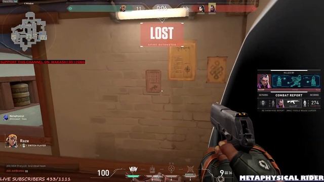 Fun Gaming: VALORANT LIVE: RIOT ID-METAPHYSICAL #1901 смотреть онлайн