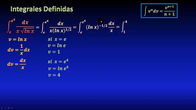 09. Integral definida con logaritmo y raíz cuadrada, cambio en límites de integración смотреть онлайн