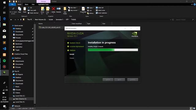 Install Cuda Di Windows 10