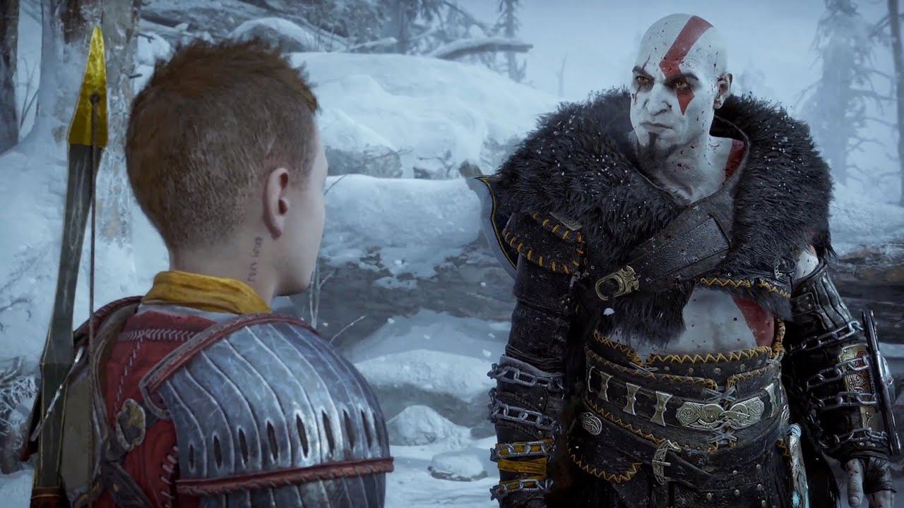 Young Kratos vs Atreus Fight Scene (2024) God Of War Ragnarok 4K Ultra HD смотреть онлайн