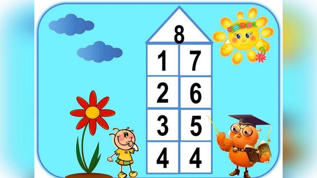 Дитина в сенсорно-пізнавальному просторі/ Тема:Число і цифра 8 смотреть онлайн