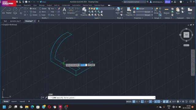 Isometric drawing in AutoCAD Example-1 / #CAD drawings/ 2D drawings/ Isometric Drafting смотреть онлайн