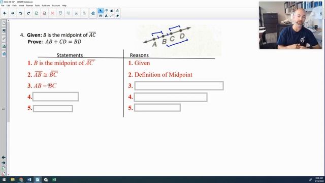 Section 2.5 part 3 - Segment Proofs in Geometry смотреть онлайн