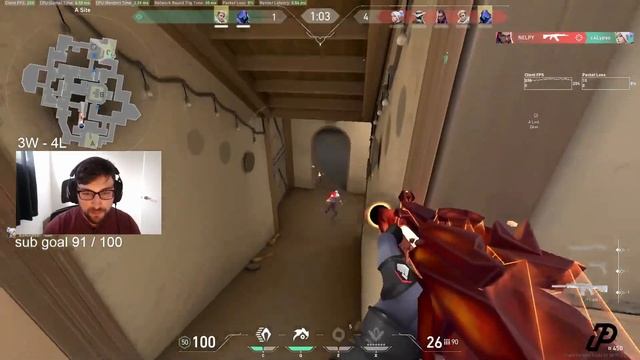 PLAYER1 insane aim in valorant смотреть онлайн