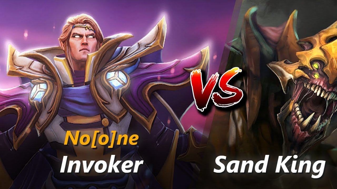 How to Invoker mid vs Sand King (feat. No[o]ne) | First 10 minutes смотреть онлайн