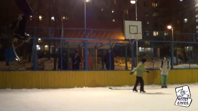 Зимой на джамперах - реально ! Шиповка и переднее сальто льду смотреть онлайн