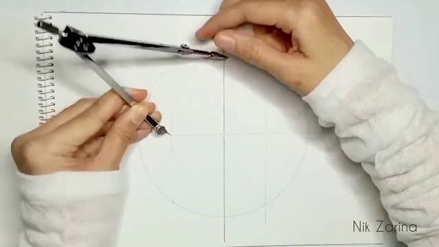 How to Draw a Pentagram (Star) Using a Compass | Lukis Pentagram (Bintang) #star #pentagram смотреть онлайн