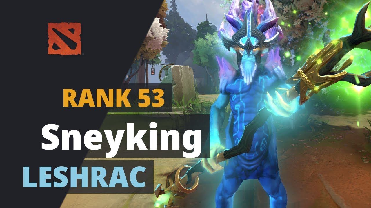 Sneyking (Rank 53) plays Leshrac Dota 2 Full Game смотреть онлайн