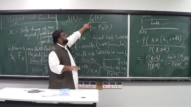 Lecture 10 (Part 6): Hazard rate (failure) function and its relation with the distribution of r.vs смотреть онлайн
