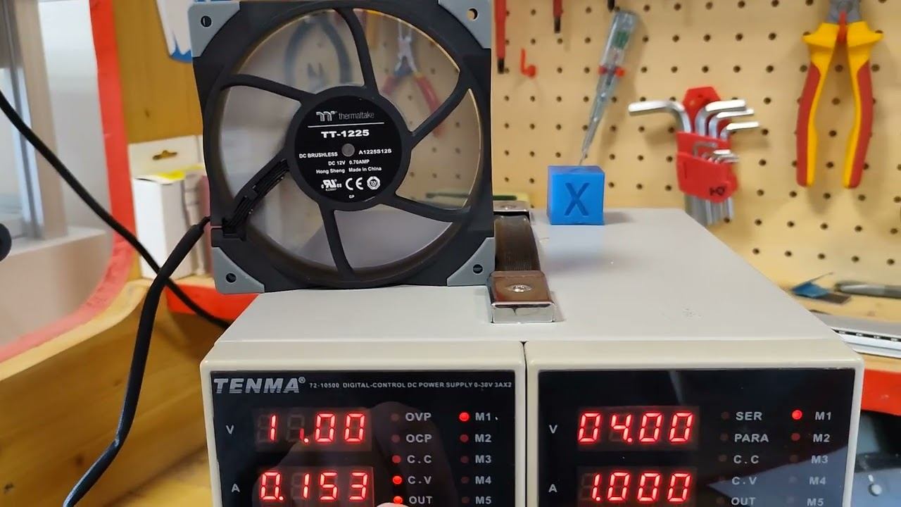 Thermaltake Toughfan 12 Turbo voltage test смотреть онлайн