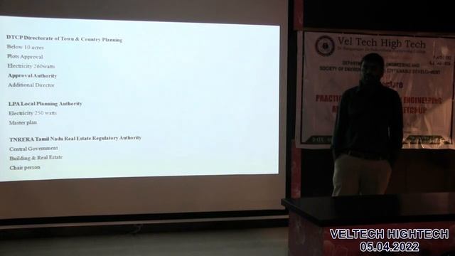 VELTECH HIGHTECH DEPT OF CIVIL GUEST LECTURE 05 04 2022 смотреть онлайн