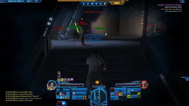 SWTOR: Knights of the Fallen Empire Chapter 2: A Dream of Empire Story Mode смотреть онлайн