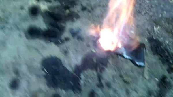 ГОРЕНИЕ МАРГАНЦОВКИ !!!