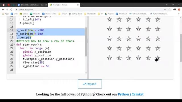 Python Day 5: Modeling the USA Flag смотреть онлайн