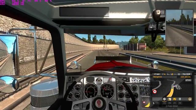 Euro truck Simulator Oversized truck Mod PC Gameplay смотреть онлайн