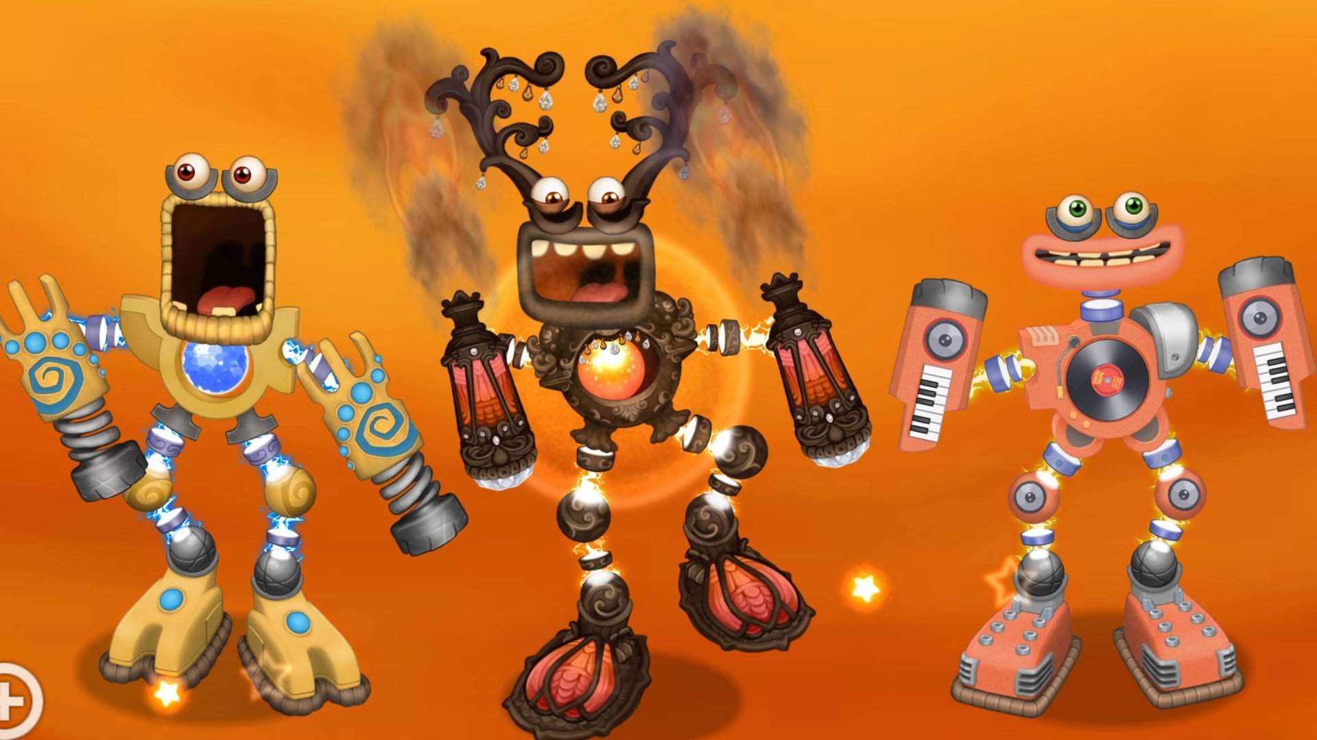 Трио Коробасов на Огненном убежище (My Singing Monsters)