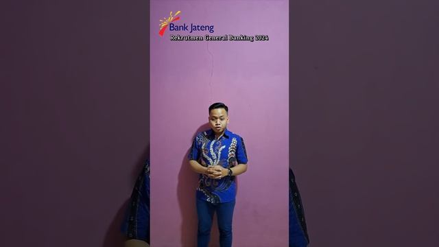 GILBERT JOSHUA CRISTY MUJIYONO || Video Perkenalan Diri Rekrutmen Bank Jateng 2024 || #6463 смотреть онлайн