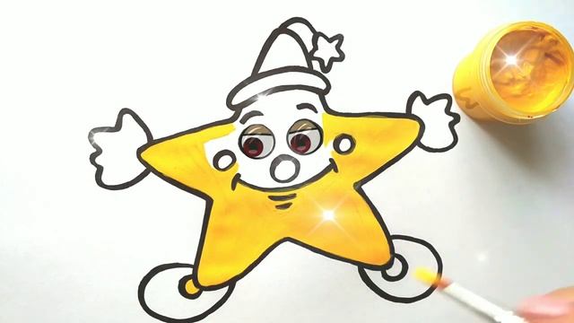 ЗВЕЗДА / мультик раскраска для детей / Нарисуй Ка смотреть онлайн