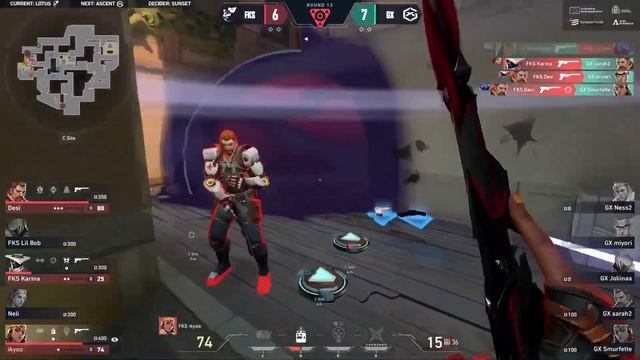 GIANTX vs Fokus Sakura Highlights! | Game 1 | Valorant Game Changers EMEA 2024! смотреть онлайн