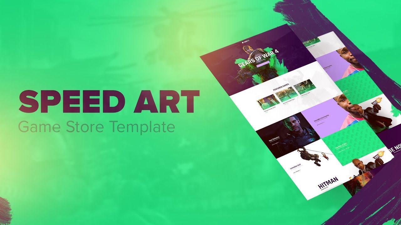 Web Design - Speed Art 2 - Template in Elementor смотреть онлайн