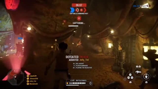 Star Wars Battlefront II - Leia Gameplay on Kessel (PS4) смотреть онлайн