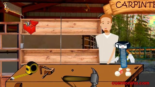 LA ⛏️ CARPINTERÍA🔧【cuento con VALORES】 смотреть онлайн