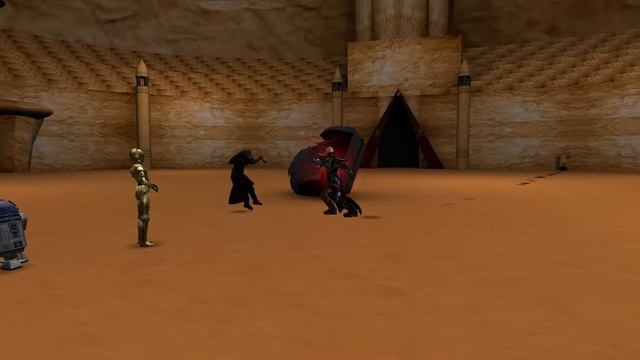 Starstrider vs Darth Malgus - Jedi Academy смотреть онлайн