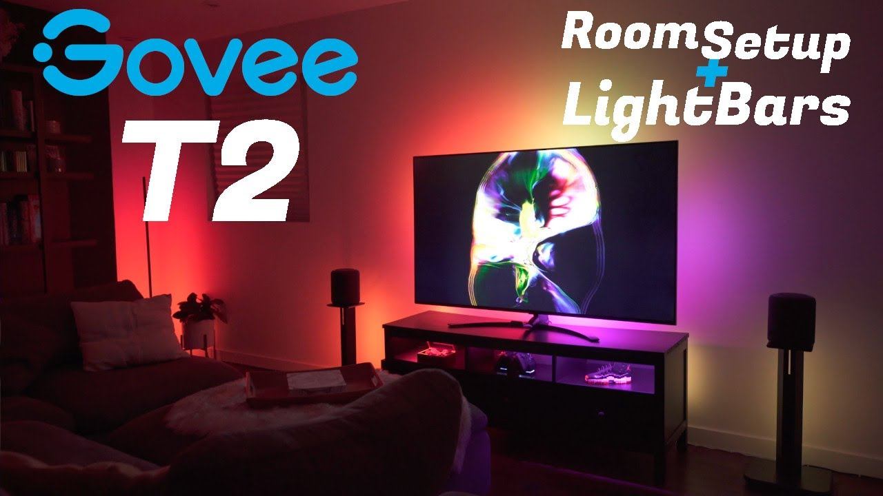 Govee Envisual TV T2 +  Light Bars Immersion Setup
