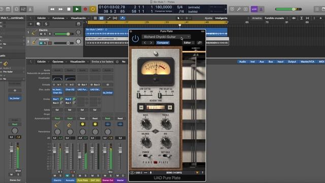 🎸 UAD Pure Plate Reverb Plugin | Electric and Acoustic Guitar Demo Test | Universal Audio смотреть онлайн