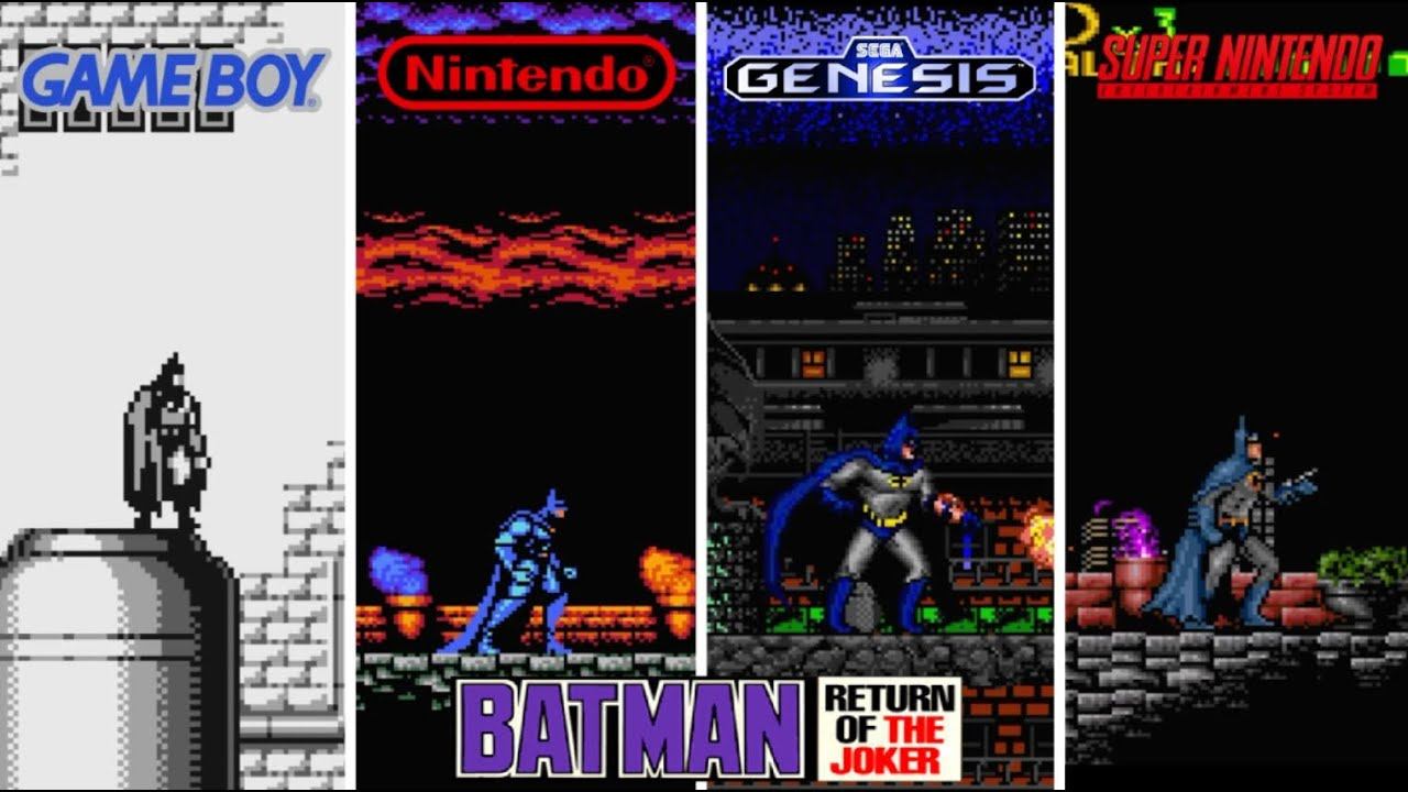 Batman: Return of the Joker [1991] NES vs GB vs Genesis vs SNES (Version Comparison) смотреть онлайн