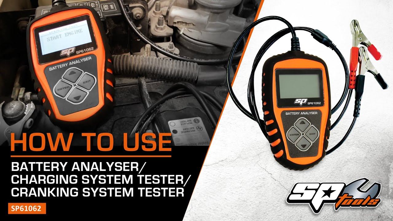 DELUXE BATTERY ANALYSER - SP TOOLS (SP61062) смотреть онлайн