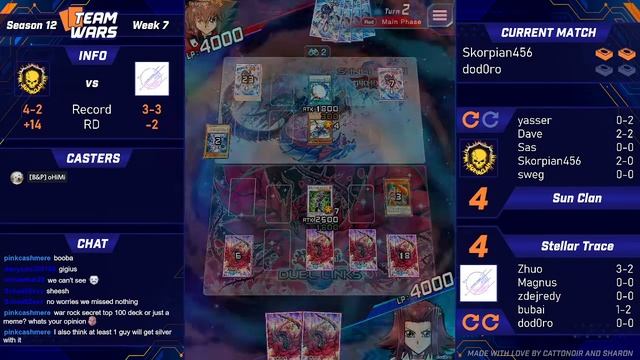 Sun Clan vs Stellar Trace | Team Wars | S12 W7 | Caster: oHiMi смотреть онлайн