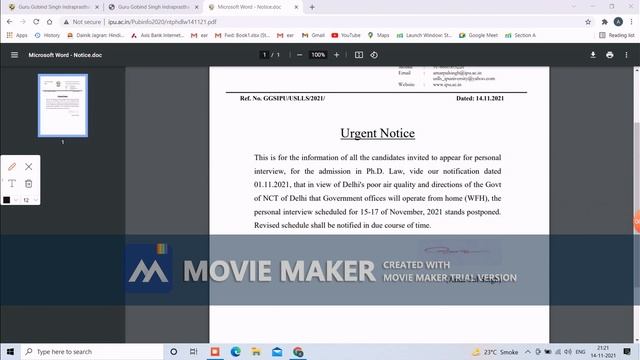 GGSIPU PHD LAW INTERVIEW DATES UPADTES || UPDATES REGARDING GGSIPU PHD LAW DATES || NEW DATES 2021 смотреть онлайн