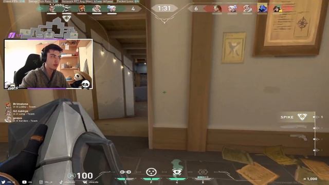 MVP! NATS INSANE CYPHER VALORANT RANKED GAMEPLAY [Full Match VOD] смотреть онлайн
