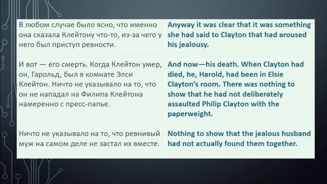 The Stymphalean Birds by Agatha Christie read in Russian and English смотреть онлайн