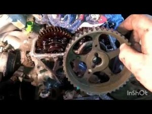 Тойота Калдина, 7А - FE, ремень ГРМ установка простым автомотолюбителем.