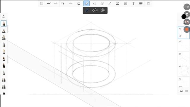 Rotor Sketch using Sketchbook on Chromebook смотреть онлайн