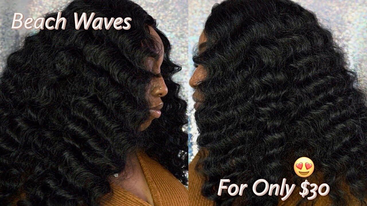 AFFORDABLE DEEP WAVE WIG😧| Sensationnel Empress Lace Front | Amani Wig | Deep Center Part смотреть онлайн