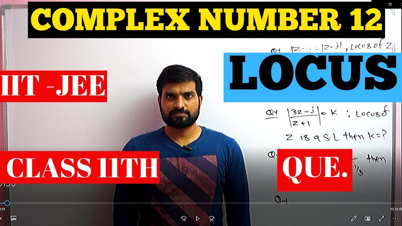 COMPLEX NUMBER 12 || LOCUS | PREVIOUS YEAR QUESTIONS смотреть онлайн