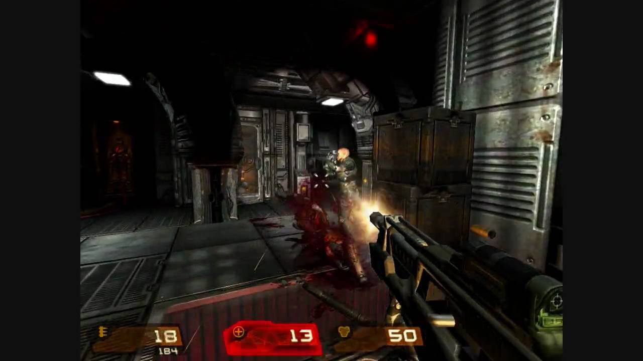 Quake IV: Map 26 - Data Processing Security (part 1) смотреть онлайн