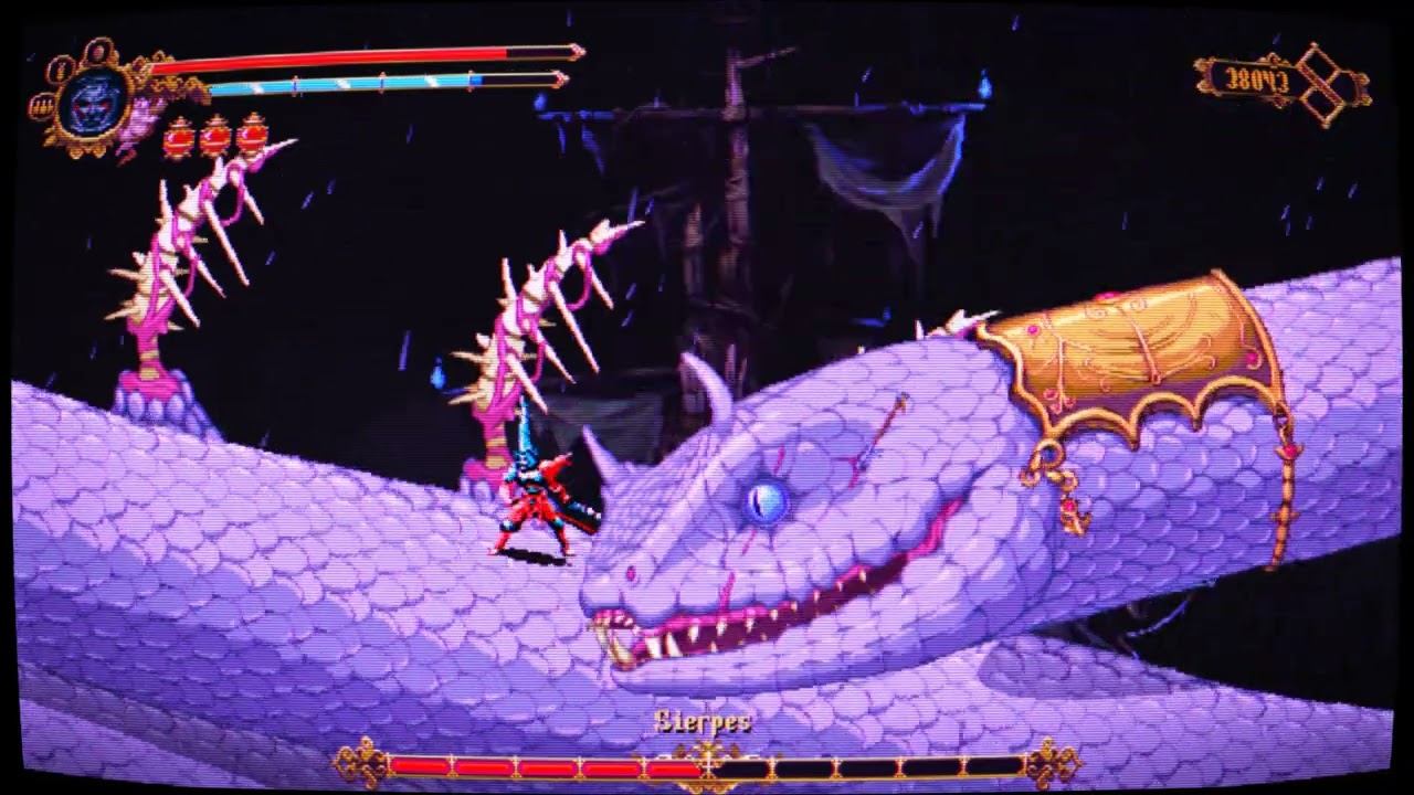 -Blasphemous New Game + DLC Wounds of Eventide Boss Sierpes- смотреть онлайн